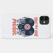 voed de ziel muziek Case-Mate iPhone case (Achterkant (horizontaal))