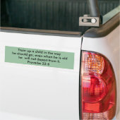 Voed een kind op - Schriftuur bumpersticker (Op Truck)