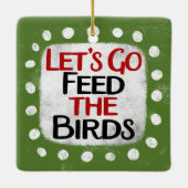 Voed het Ornament van de vogels (Achterkant)