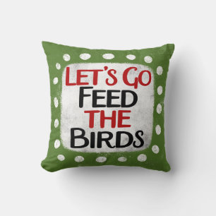 Voed het Sierkussen van de vogels