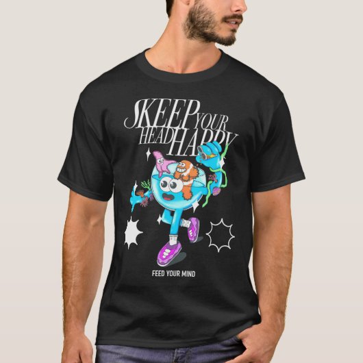 Voed je geest t-shirt (Voorkant)