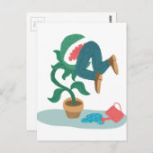 voed me met de vlinderval briefkaart (Voorkant / Achterkant)