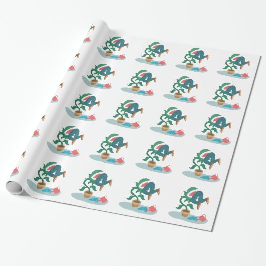 voed me met de vlinderval cadeaupapier (Uitgerold)