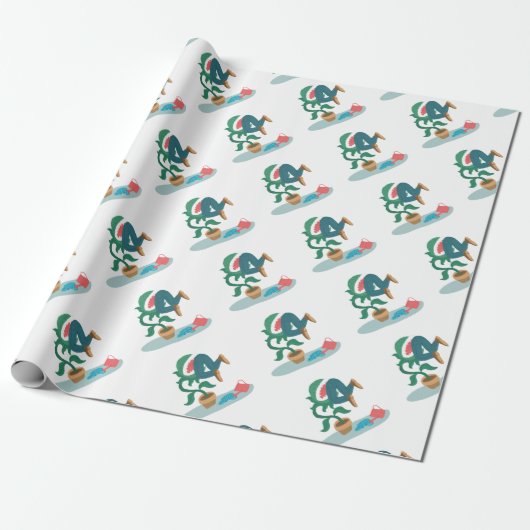 voed me met de vlinderval cadeaupapier (Uitgerold)