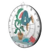 voed me met de vlinderval dartbord (Voorkant Rechts)