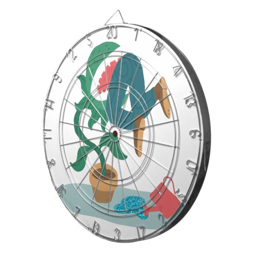 voed me met de vlinderval dartbord (Voorkant Rechts)