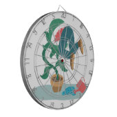 voed me met de vlinderval dartbord (Voorkant Links)