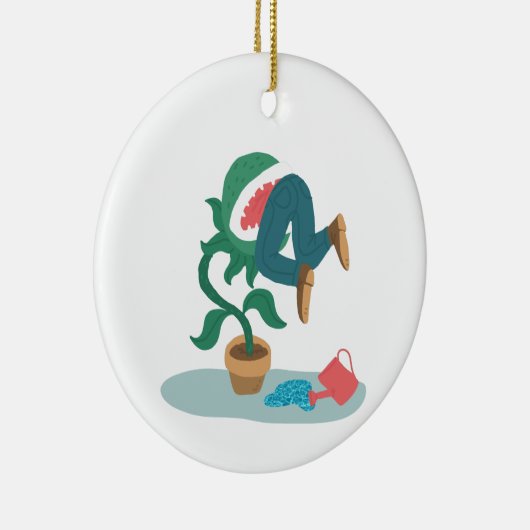 voed me met de vlinderval keramisch ornament (Rechts)