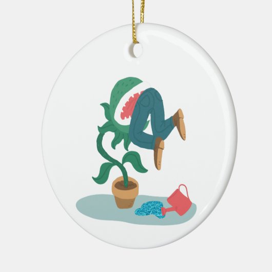 voed me met de vlinderval keramisch ornament (Links)