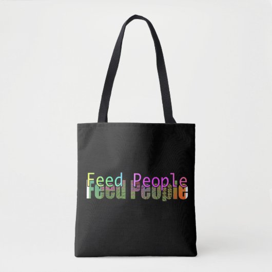 Voed Mensen Tote Bag (Voorkant)