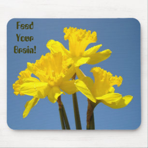 Voed Uw Brein! muismatje Slimme Kinderen Narcissen Muismat