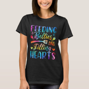 Voeden van buiken en het vullen van hart Cafetaria T-shirt