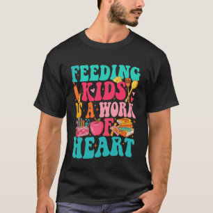 Voeden van kind is werk van hart Cafetaria Leven C T-shirt