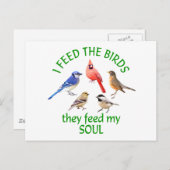 VOEDER BRIEFKAART (Voorkant / Achterkant)