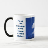 Voeder voor de wereld Geef ze schoon water mokken  (Links)