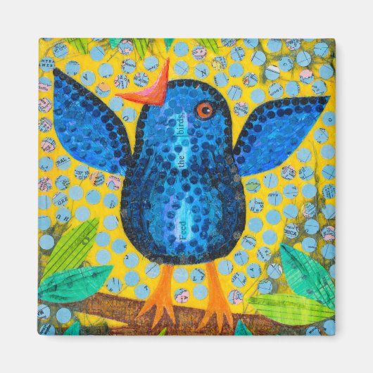 Voeder voor vogels magneet (Voorkant)