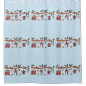 Voederhuizen Douchegordijn (Voorkant)