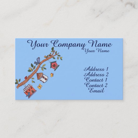 Voederhuizen Visitekaartje (Voorkant)