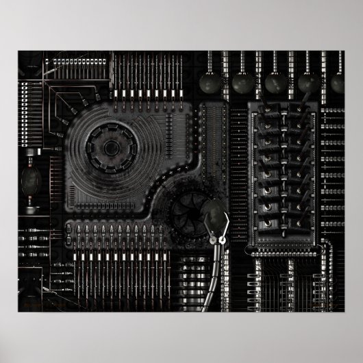 Voedermachines Poster (Voorkant)