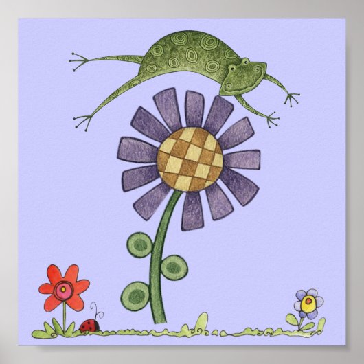 voeders en kikkers poster (Voorkant)
