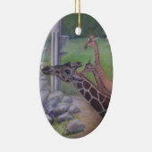 VOEDERTIJD BIJ DE JACKSONVILLE ZOO-Ornament Keramisch Ornament (Rechts)