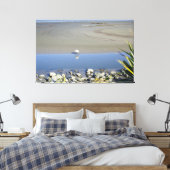 Voedertijd voor Royal Spoonbill Canvas Afdruk (Insitu (Slaapkamer))