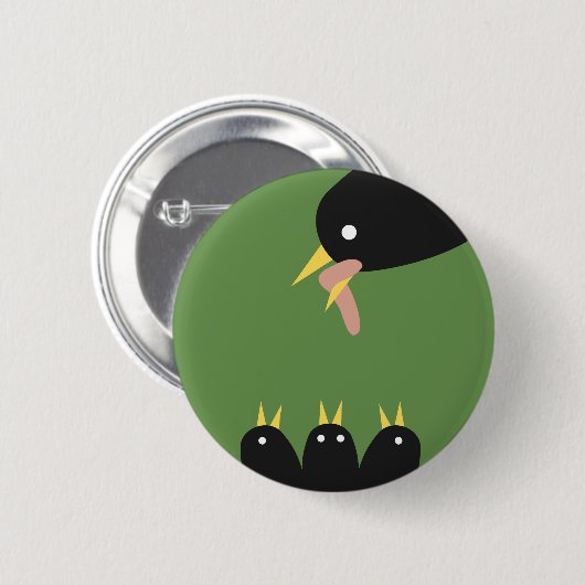 Voedervoeders Young Ronde Button 5,7 Cm (Voorkant /achterkant)