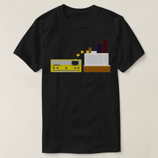 Voeding Aardappel tegen kaas T-shirt (Design voorkant)