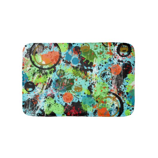 Voeding Abstract Badmat (Voorkant)