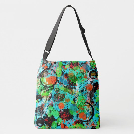 Voeding Abstract Crossbody Tas (Achterkant)