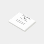 Voeding allergie Alarm voeg tekst toe voedselitems Post-it® Notes (Schuin)