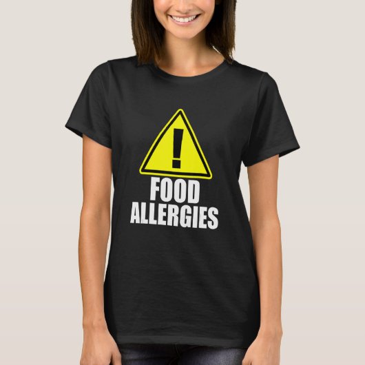 Voeding Allergy Awareness Month Blauwgroen Ribbon T-shirt (Voorkant)