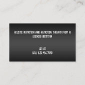 Voeding Diëtiste Foodie Visitekaartje (Achterkant)