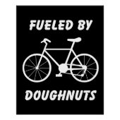 Voeding door donuts perfect poster (Voorkant)