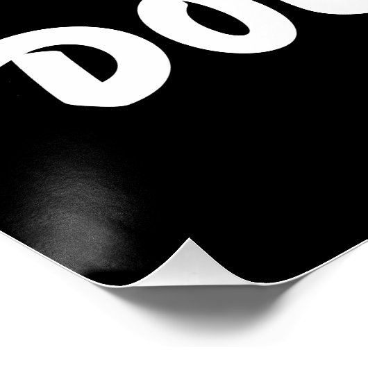 Voeding door donuts perfect poster (Hoek)