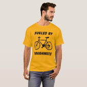 Voeding door donuts t-shirt (Voorkant volledig)