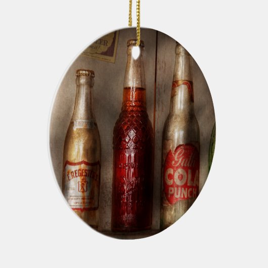 Voeding - Dranken - Favoriete soda Keramisch Ornament (Rechts)