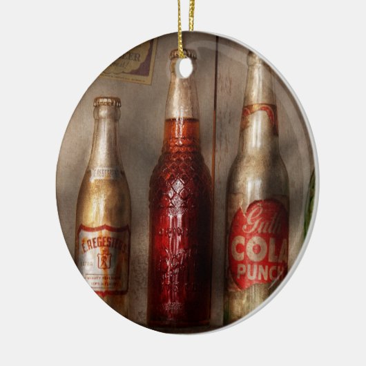 Voeding - Dranken - Favoriete soda Keramisch Ornament (Links)