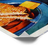  voeding Eat Breakfast Milk Fruit Cerea Poster (Hoek)