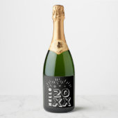Voeding- en dranklabelset sparkling wijnetiket (Voorkant)