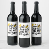 Voeding- en dranksetiket wijn etiket (Flessen)