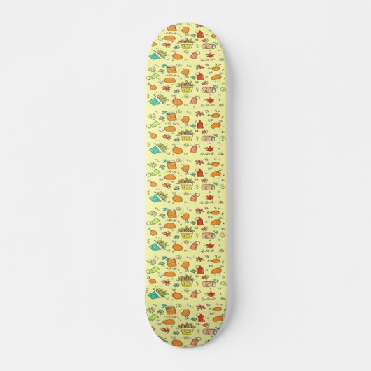 Voeding en drink persoonlijk skateboard (Voorkant)