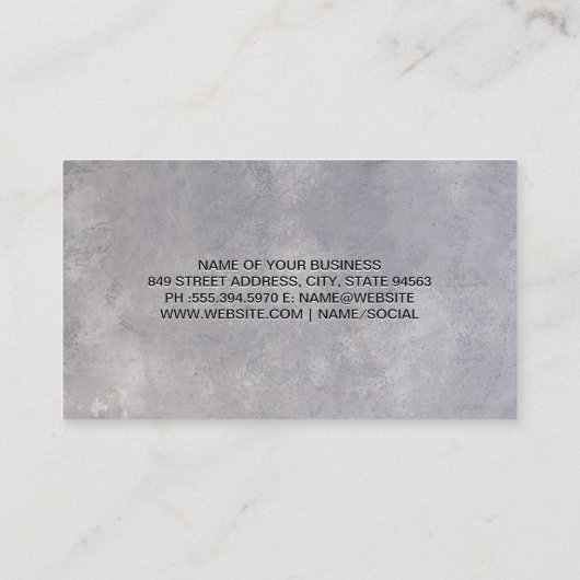 Voeding en gezondheid | Smoothies Visitekaartje (Achterkant)