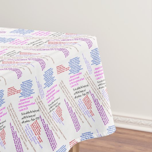 Voeding en verzorging tafelkleed (Voorbeeld)