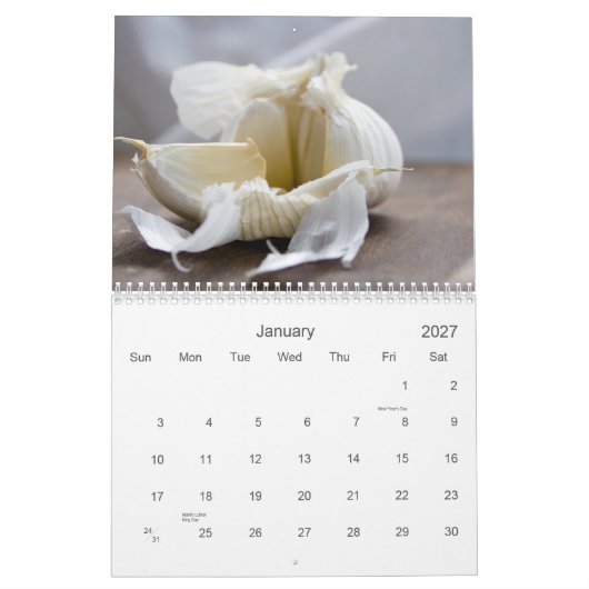 Voeding + fotografie 2009 kalender (Jan 2027)