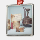 Voeding genomen op Scott's Antarctische expeditie Metalen Ornament (Links)