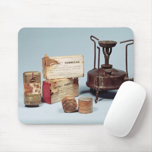 Voeding genomen op Scott's Antarctische expeditie Muismat (Met muis)