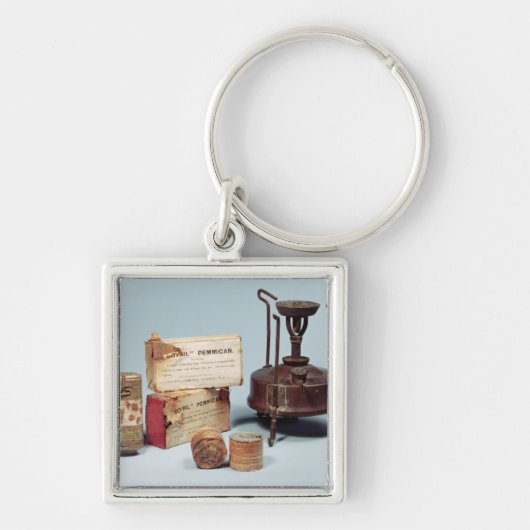 Voeding genomen op Scott's Antarctische expeditie Sleutelhanger (Voorkant)