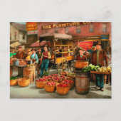 Voeding - groenten - Indianapolis Market 1908 Briefkaart (Voorkant)