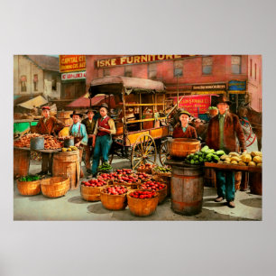 Voeding - groenten - Indianapolis Market 1908 Poster
